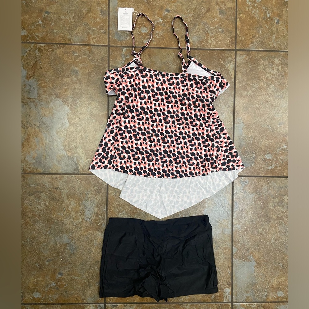 Leopard Print Ruffle Takini Set - Picture 4 of 8